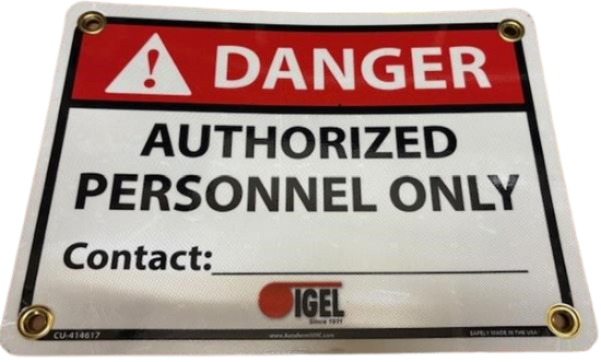 Picture of Sign / SS Reflect Authorized Person