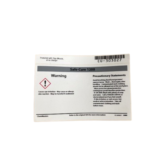 Picture of Sticker / Safe Cure 