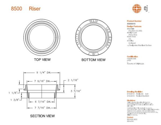 Picture of Paving Light Duty Water Box Riser