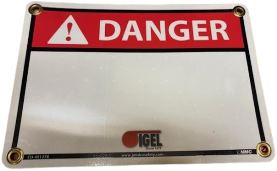 Picture of Sign /  Reflective Danger Eng/Spa