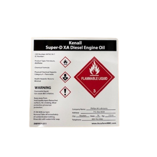 Picture of Sticker / Diesel Engine Oil