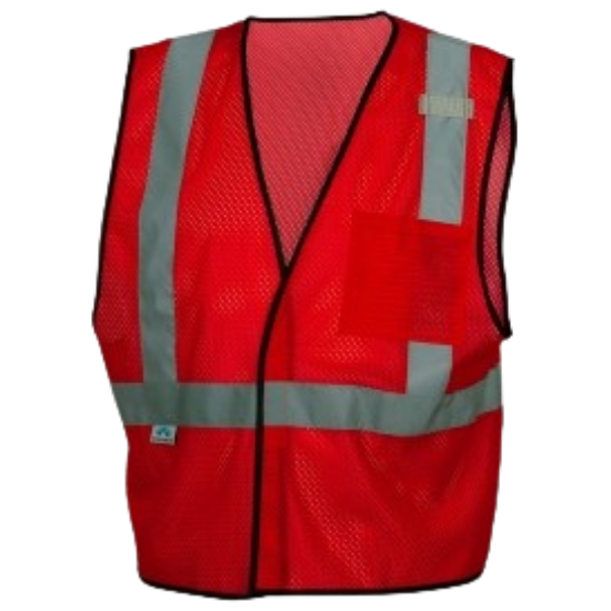 Picture of Red Safety Vest / S/M