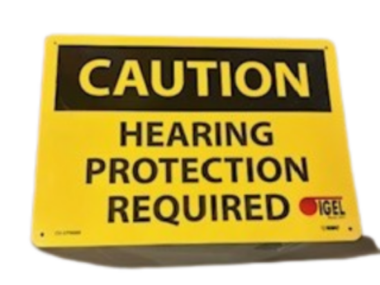 Picture of Sign / Yellow Hearing Protection