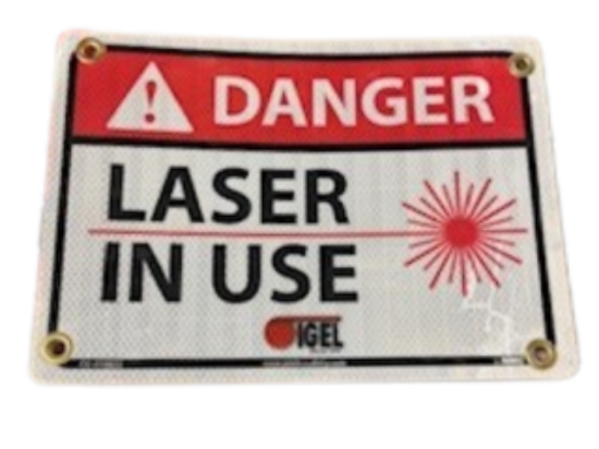 Picture of Sign / Danger Laser In Use
