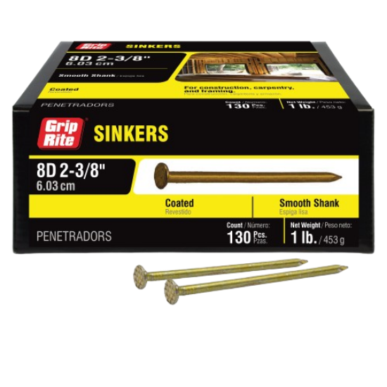 Picture of Nails / 8D 2-3/8" Coated Sinker 