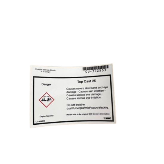 Picture of Sticker / Top Cast 25 