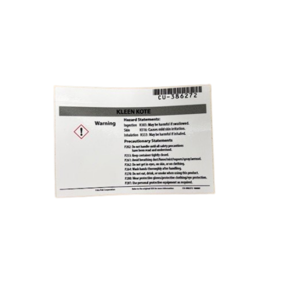 Picture of Sticker / Kleen Kote